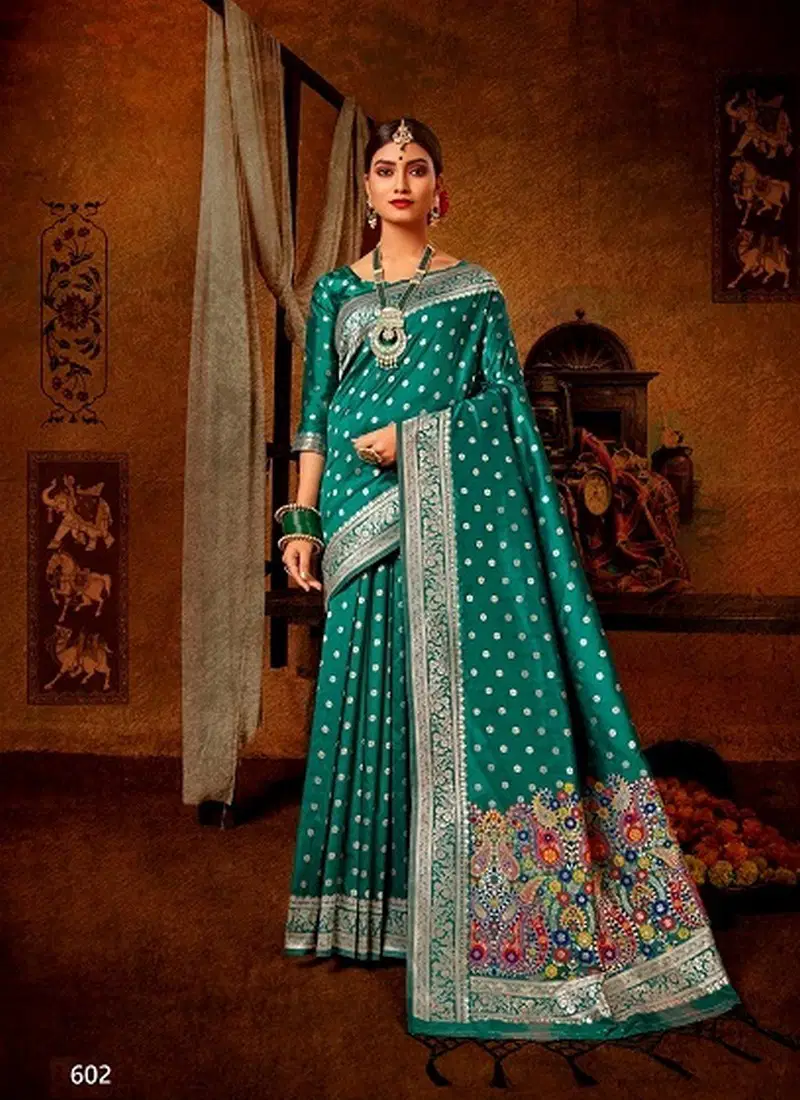 SHRUTI SHUBHKAMNAYE Latest Fancy Bridal And Wedding Wear Heavy Designer Banarasi Silk Saree Collection